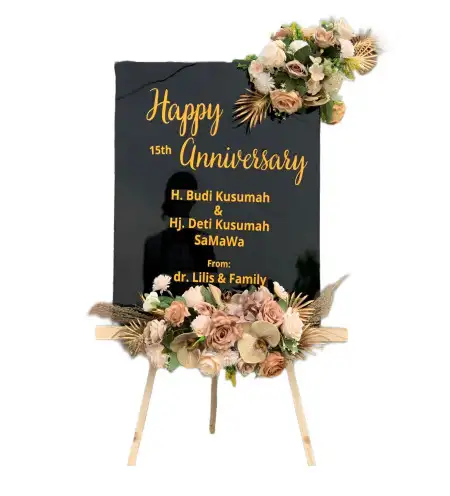 Papan Bunga Akrilik Labuhan Ratu Viii